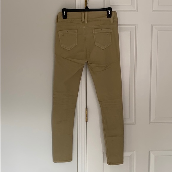 Hailey - Khaki Straight Leg Pants - Picture 4 of 6